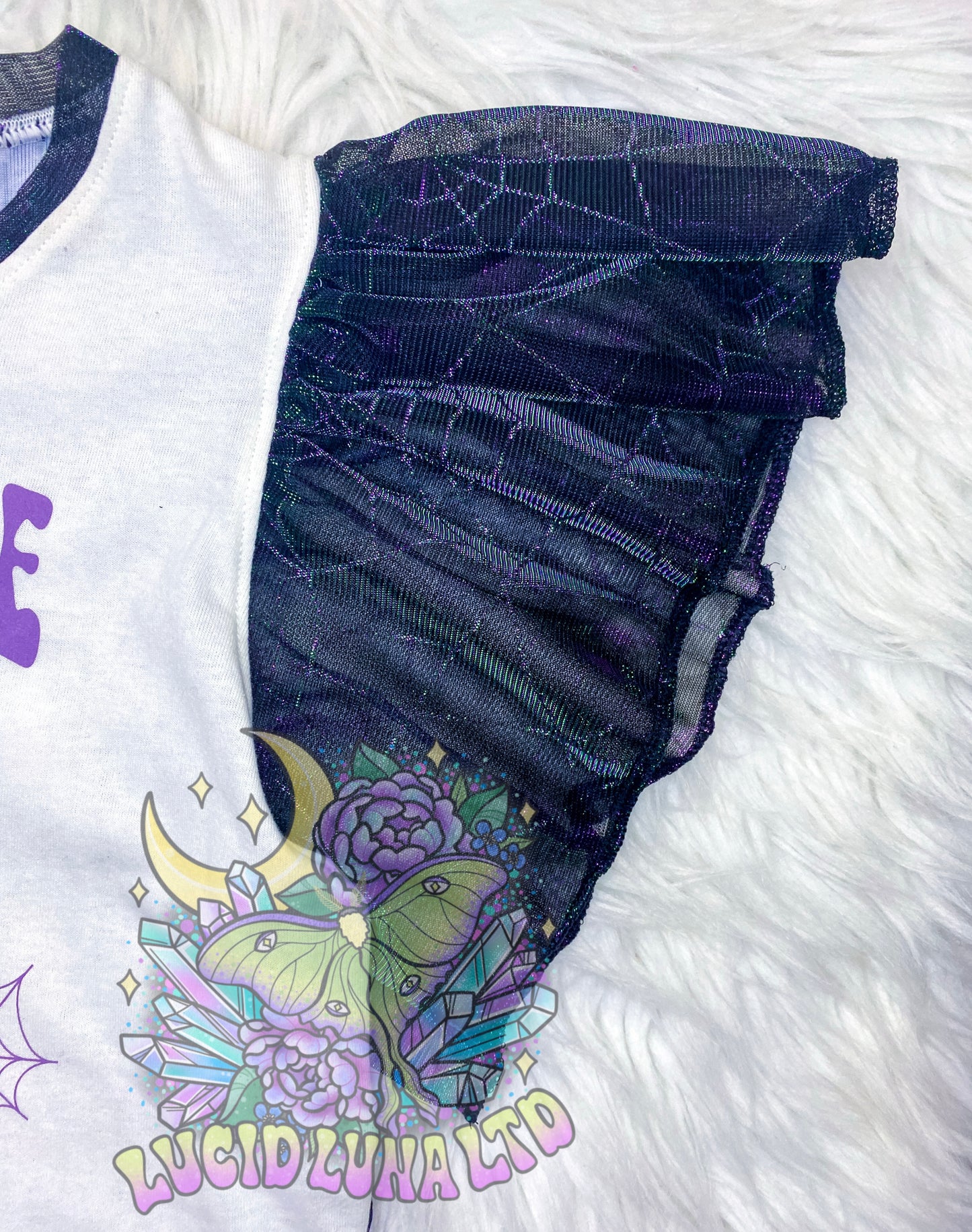 Women’s Flutter Sleeve Peplum Upcycle