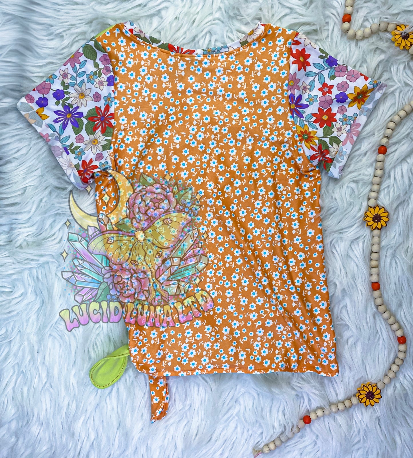 Girl’s Twist Top Upcycle 10y