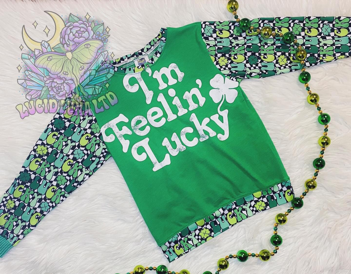 8/9y St. Patty's Upcycle