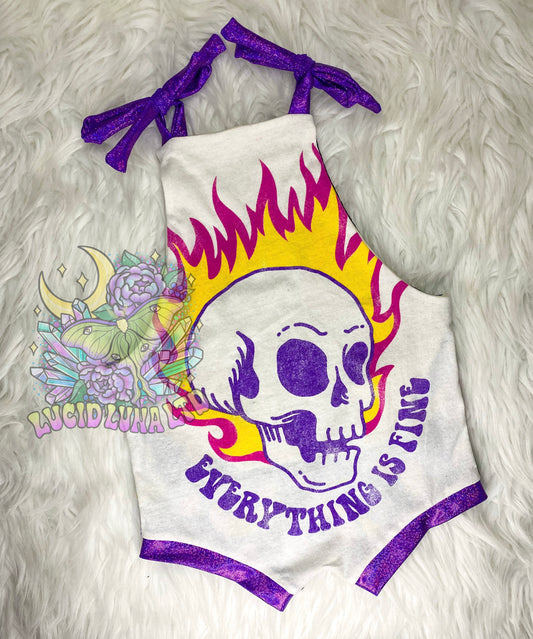 4T Tie Overall Upcycle