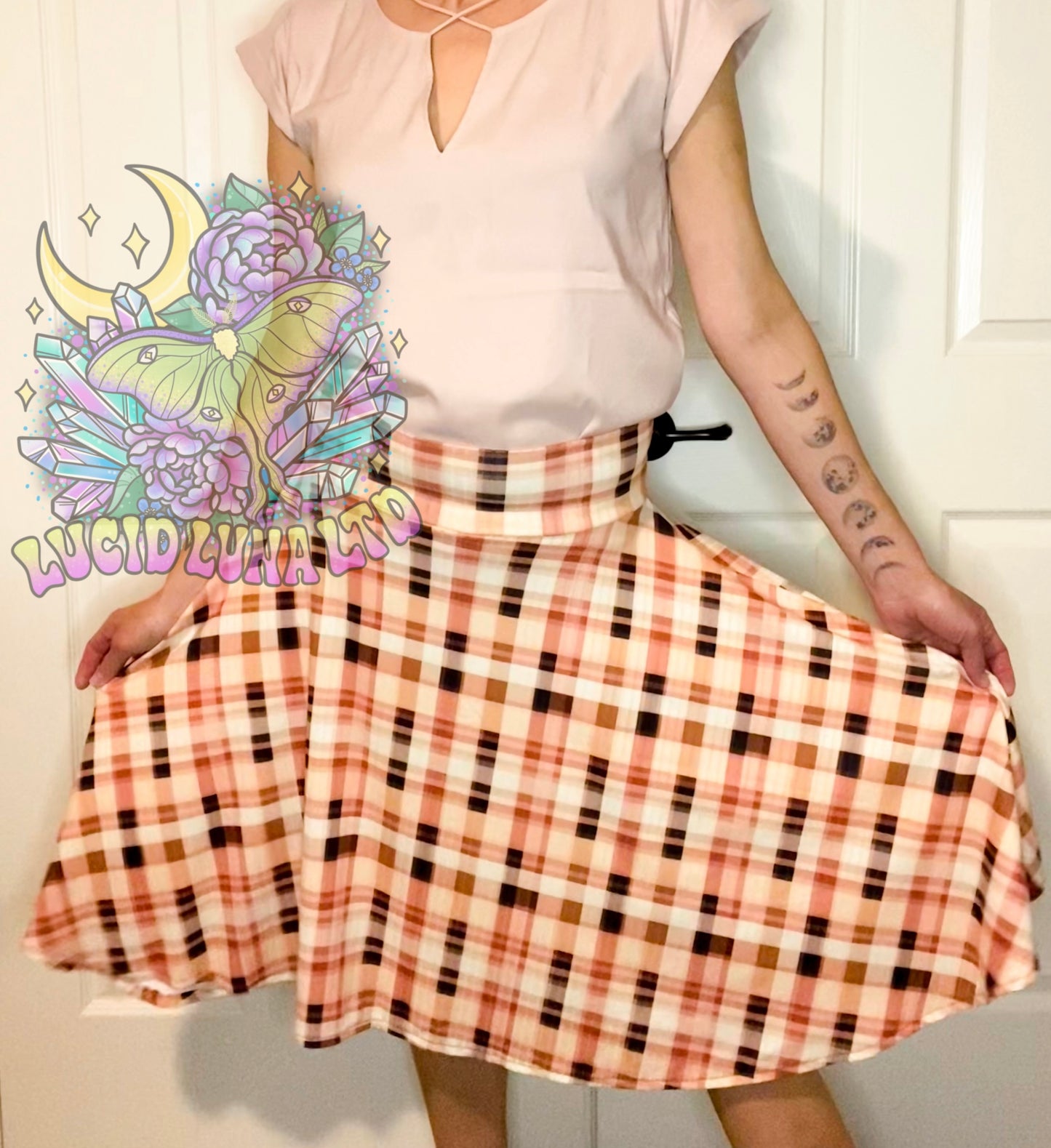 Knee Length Circle Skirt