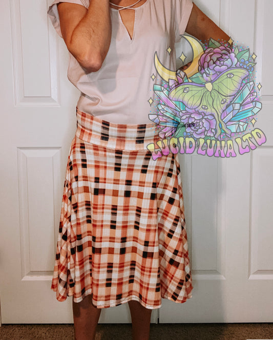 Knee Length Circle Skirt