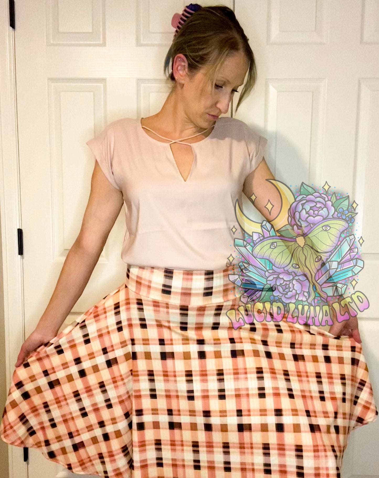 Knee Length Circle Skirt